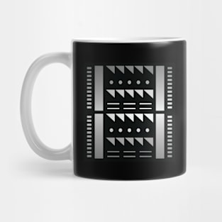 “Dimensional Funk (1)” - V.1 Grey - (Geometric Art) (Dimensions) - Doc Labs Mug